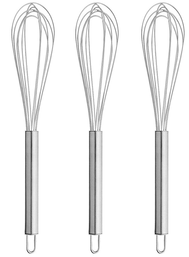 Oc9 Stainless Steel Egg Whisk/Egg Beater(Pack of 3) for Kitchen - Image 1